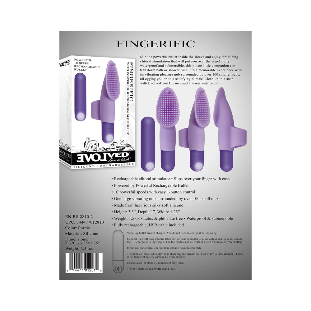 Evolved Fingerific RechargFingerVibe Pur