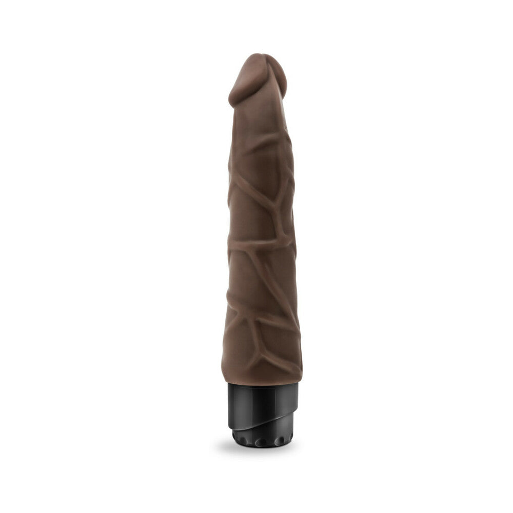 Dr. Skin Vibe 1 Dildo 9in Vibr Brown