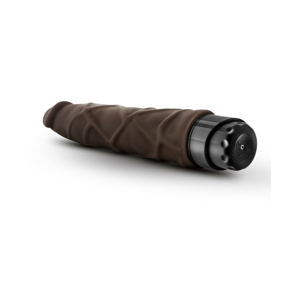 Dr. Skin Vibe 1 Realistic 9 in. Vibrating Dildo Brown