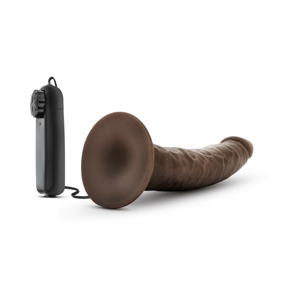 Dr. Skin Dr. Dave 7in Vibr Dildo Brown