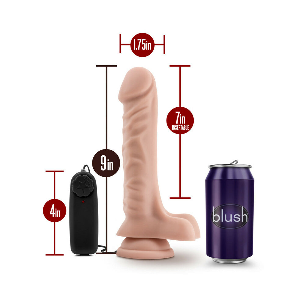 Dr. Skin Dr. James 9in Vibr Dildo Beige