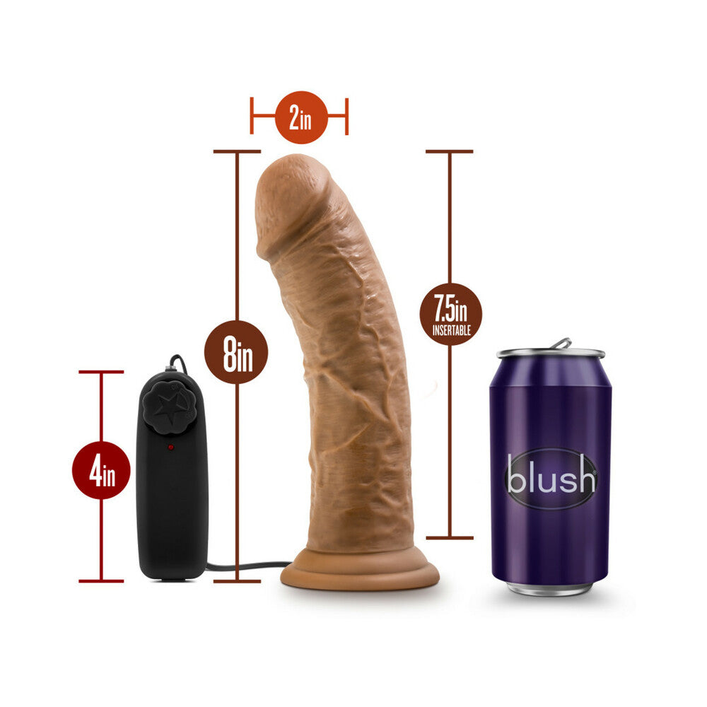 Dr. Skin Dr. Joe 8in Vibrating Dildo Tan