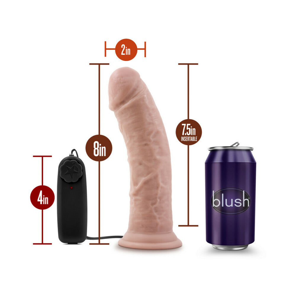 Dr. Skin Dr. Joe 8in Vibr Dildo Beige