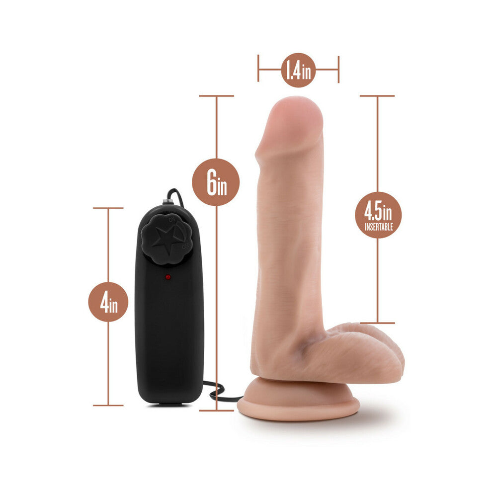 Dr. Skin Dr. Rob 6in Vibr Dildo Beige