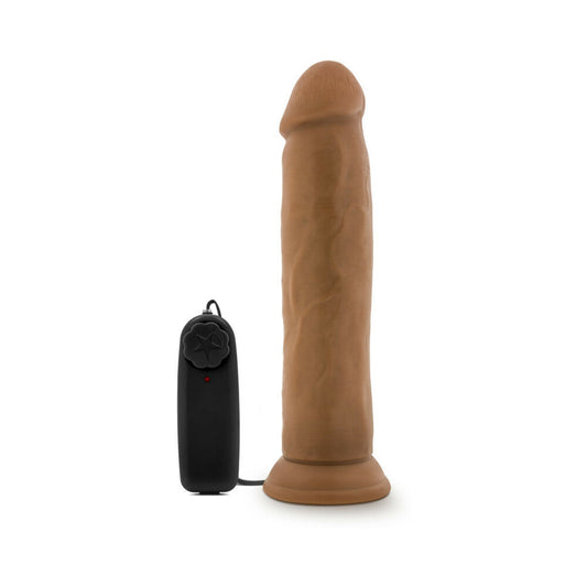 Dr. Skin Dr. Throb 9.5in Vibr Dildo Tan