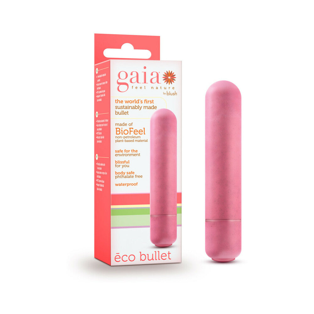 Blush Gaia Eco Bullet Single-Speed Vibrator Coral