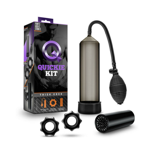 Quickie Kit Thick Cock Set Black