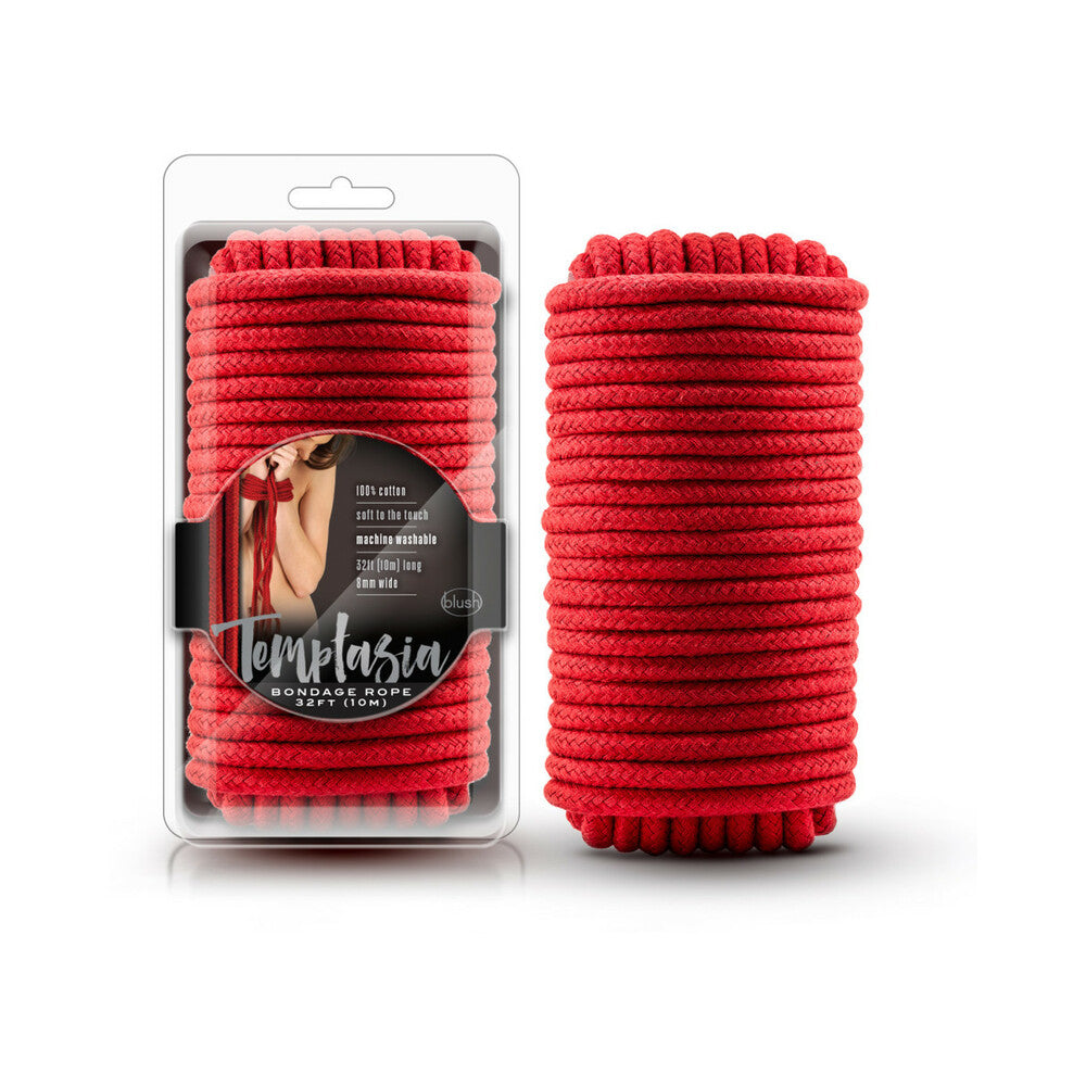 Blush Temptasia Bondage Rope 32 ft. / 10 m Red