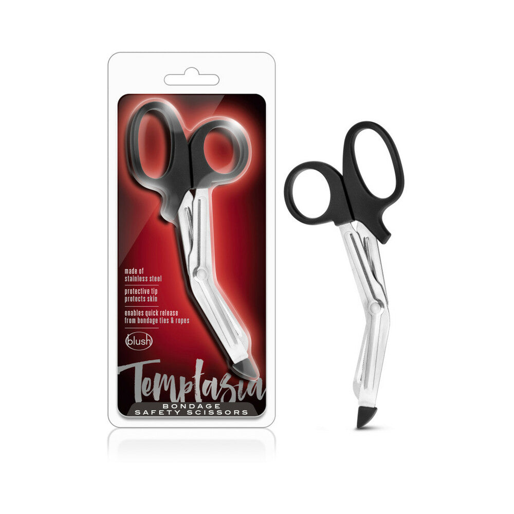 Blush Temptasia Bondage Safety Scissors Black