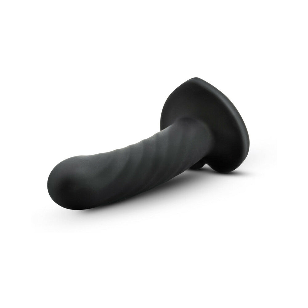 Temptasia Twist 5.5in Dildo Medium Black