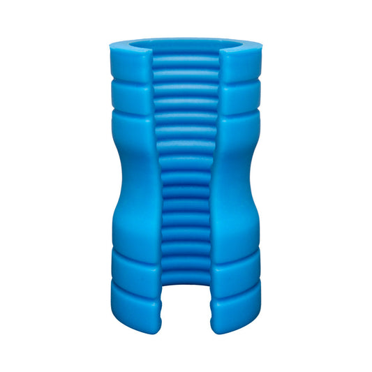 OptiMALE TRUSKYN Sili Stroker Ribbed Blu