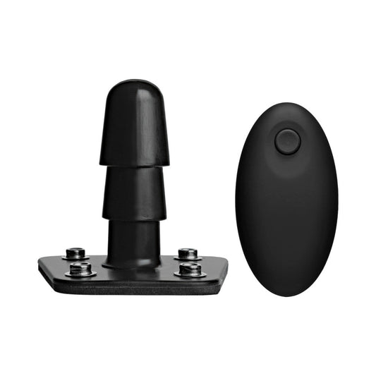 Vac-U-Lock Vibe Plug W/Snaps&Remote Bk