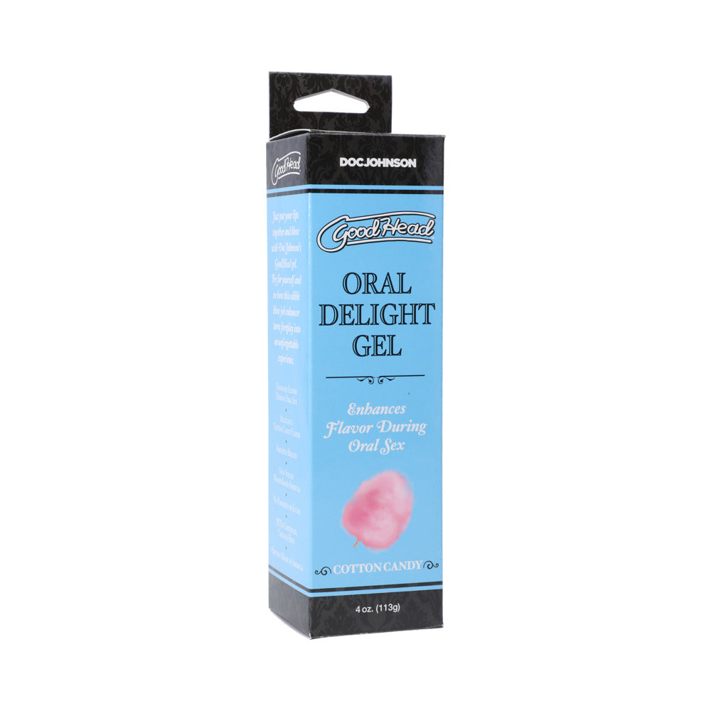 GoodHead Oral Delight Gel 4 oz Tube Cotton Candy