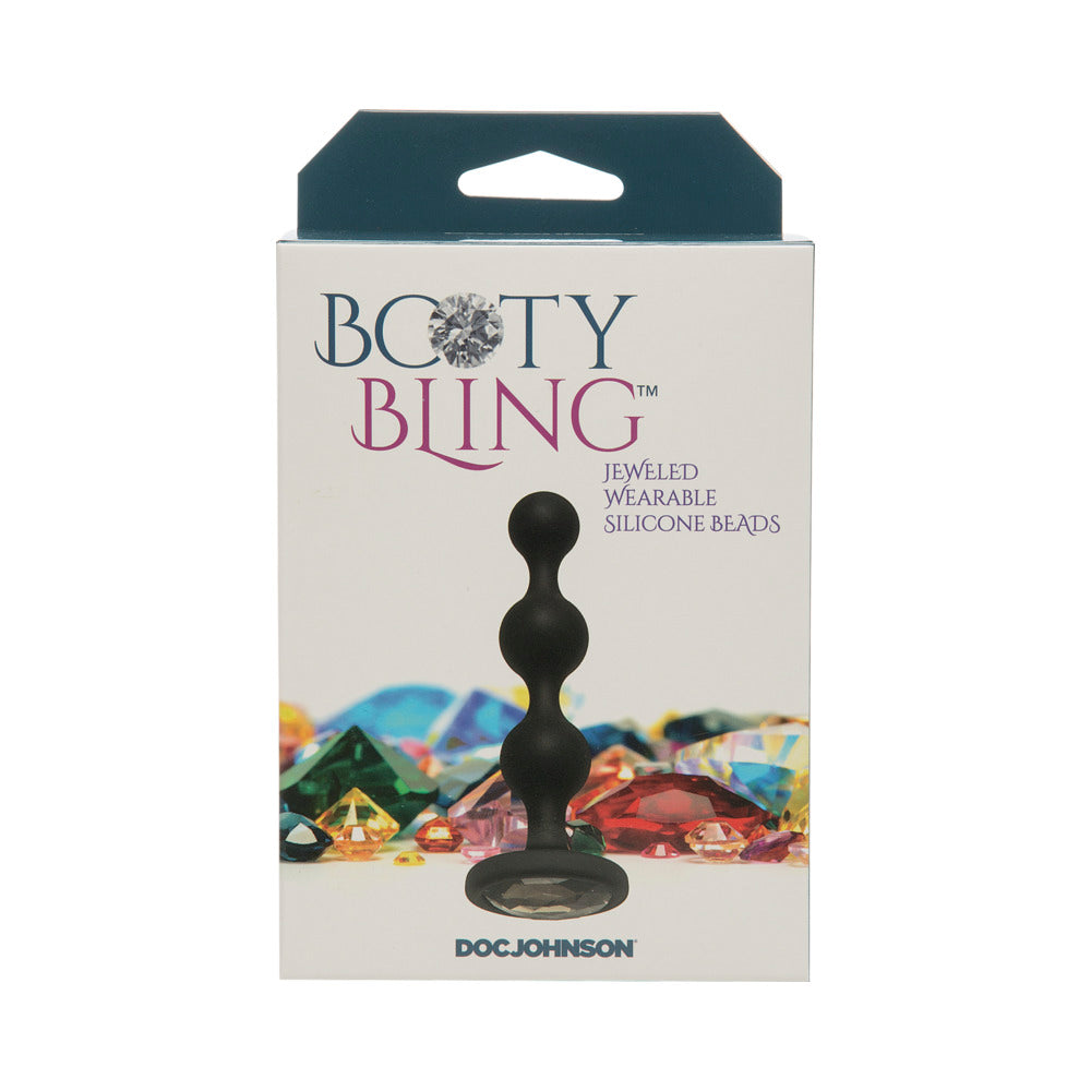 Cuentas de silicona para llevar puestas Booty Bling Silv