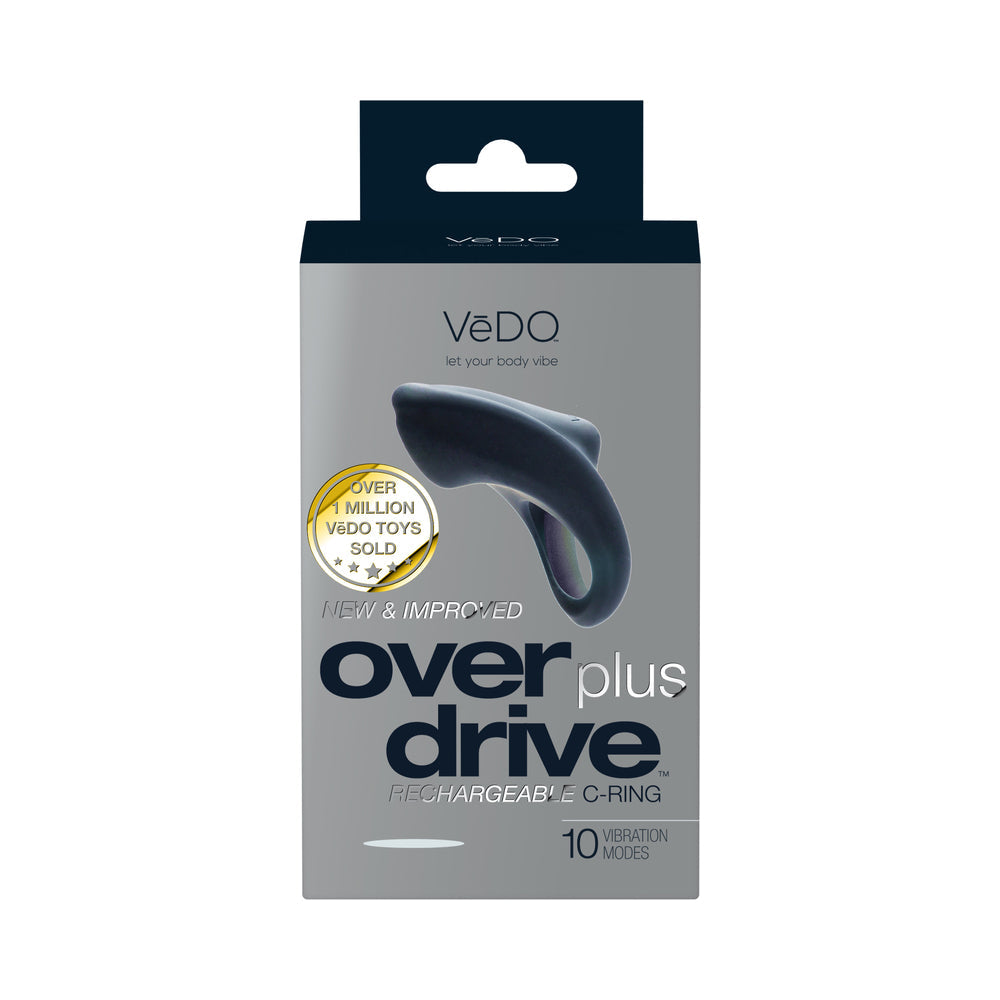 VeDO Overdrive+ Rechrg Vib Ring Black