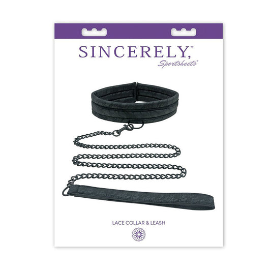 Sincerely, SS Lace Collar & Leash