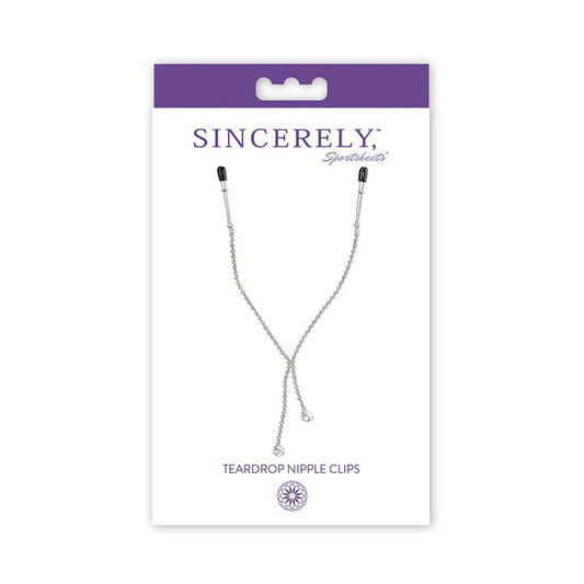 Sincerely, SS Teardrop Nipple Clips