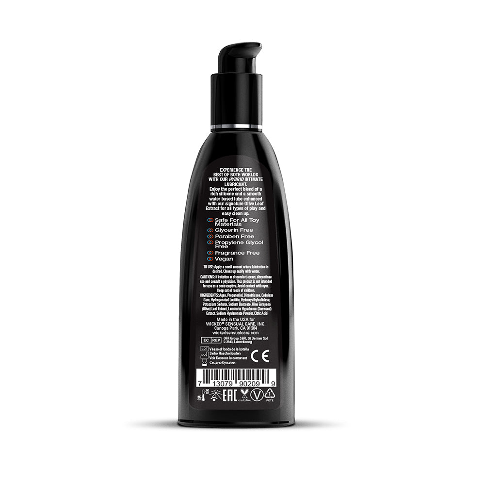 Lubricante híbrido sin fragancia Wicked de 8 oz