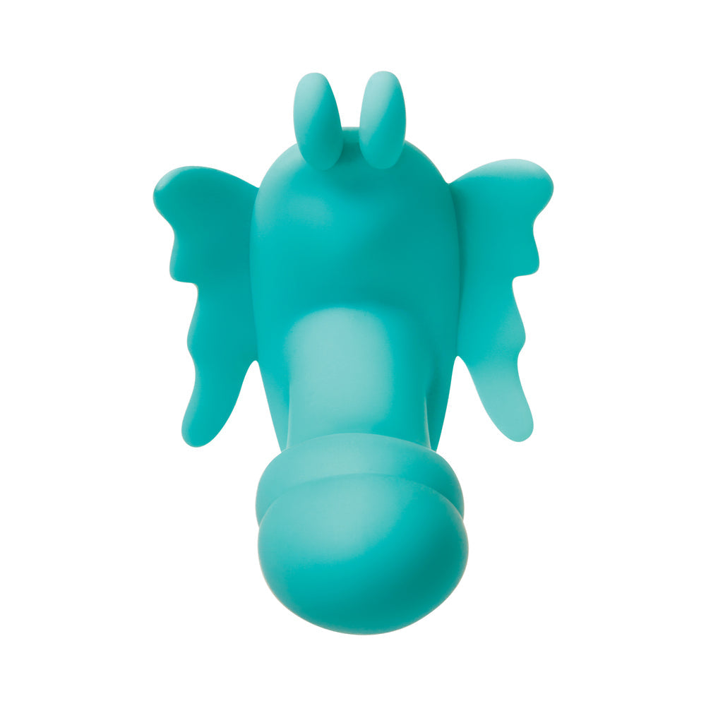 Evolved The Butterfly Effect Rechargeable Remote-Controlled Dual Stimulator Teal