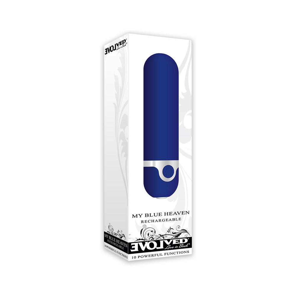 Evolved My Blue Heaven Rechargeable Bullet Vibrator Blue