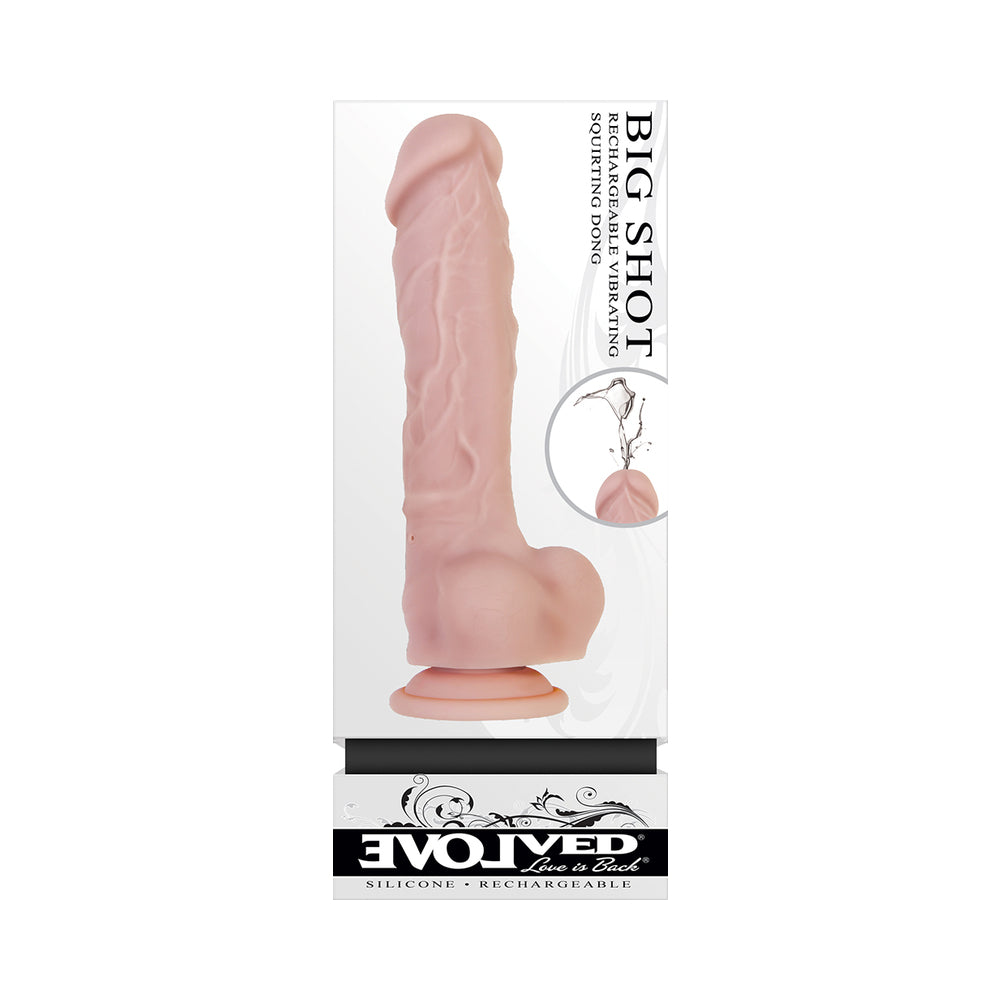 Consolador recargable BigShot Evolved SquirtDildo BGE