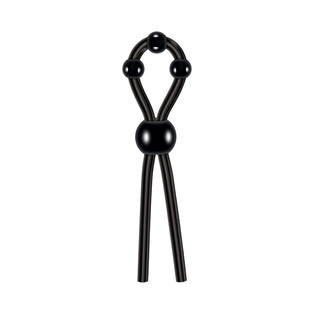 ZT UltimateSiliconeLasso AdjCockring Blk