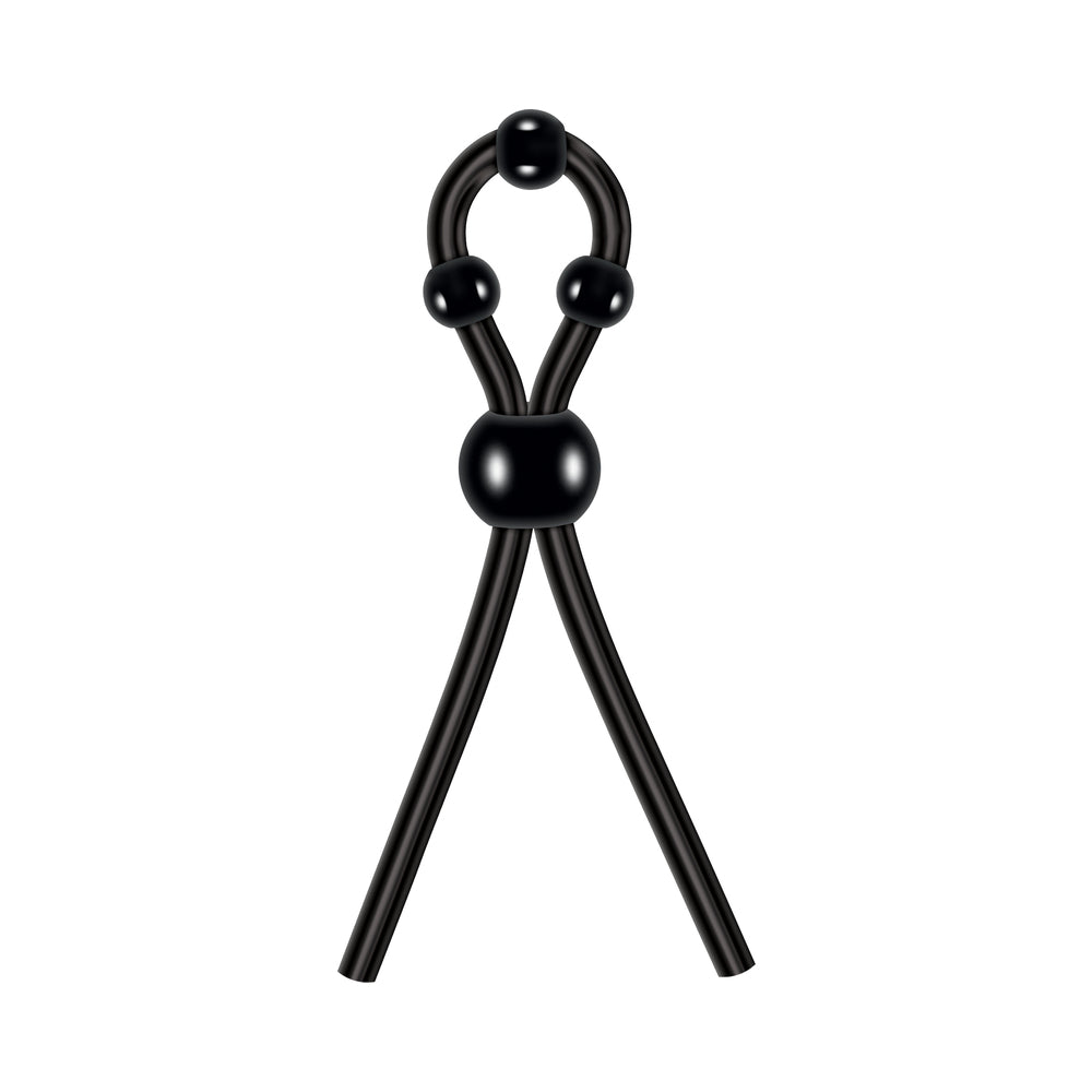 ZT UltimateSiliconeLasso AdjCockring Blk