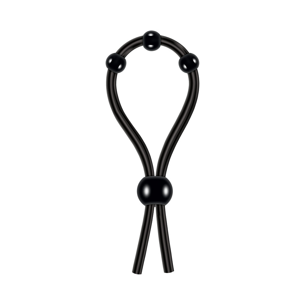 ZT UltimateSiliconeLasso AdjCockring Blk