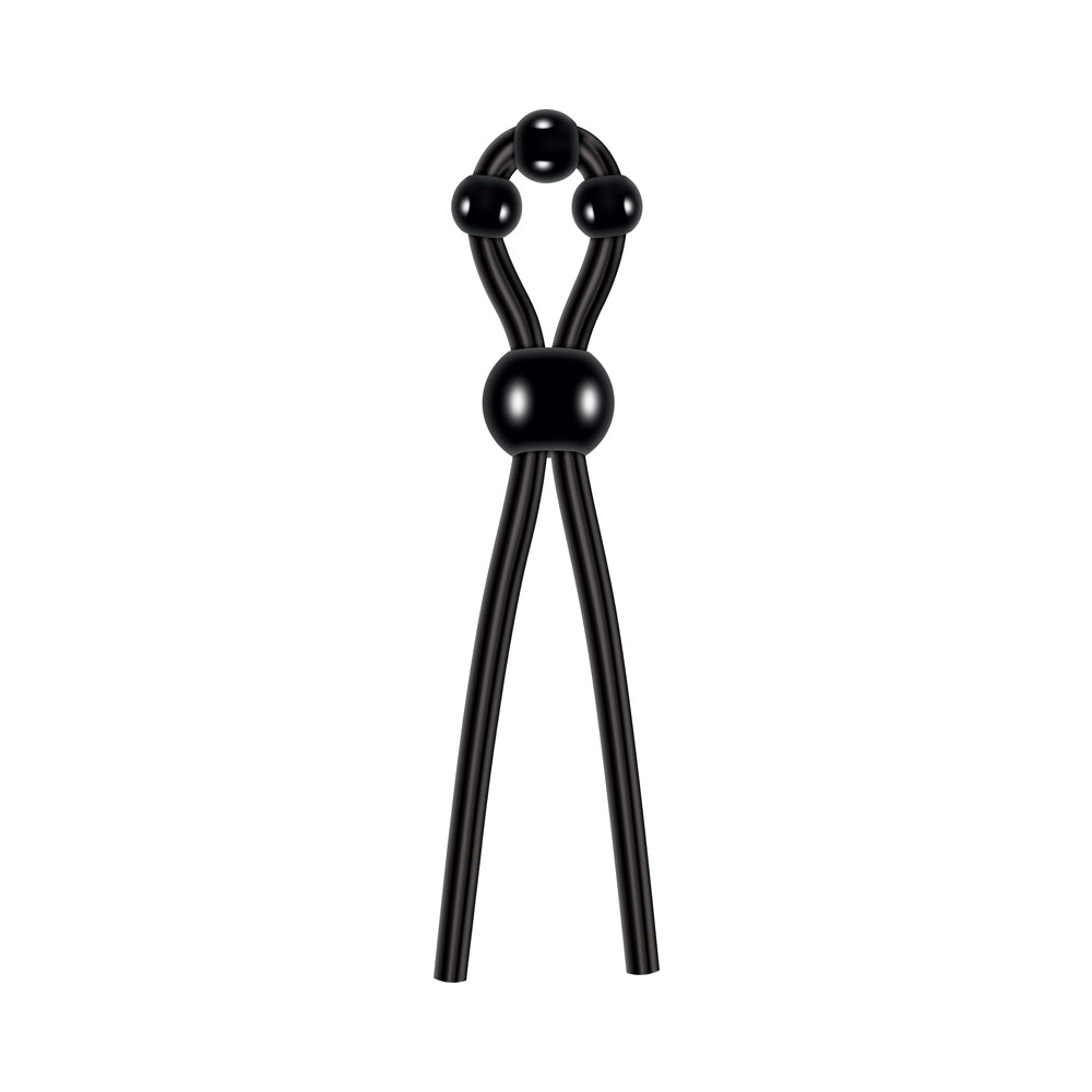 ZT UltimateSiliconeLasso AdjCockring Blk