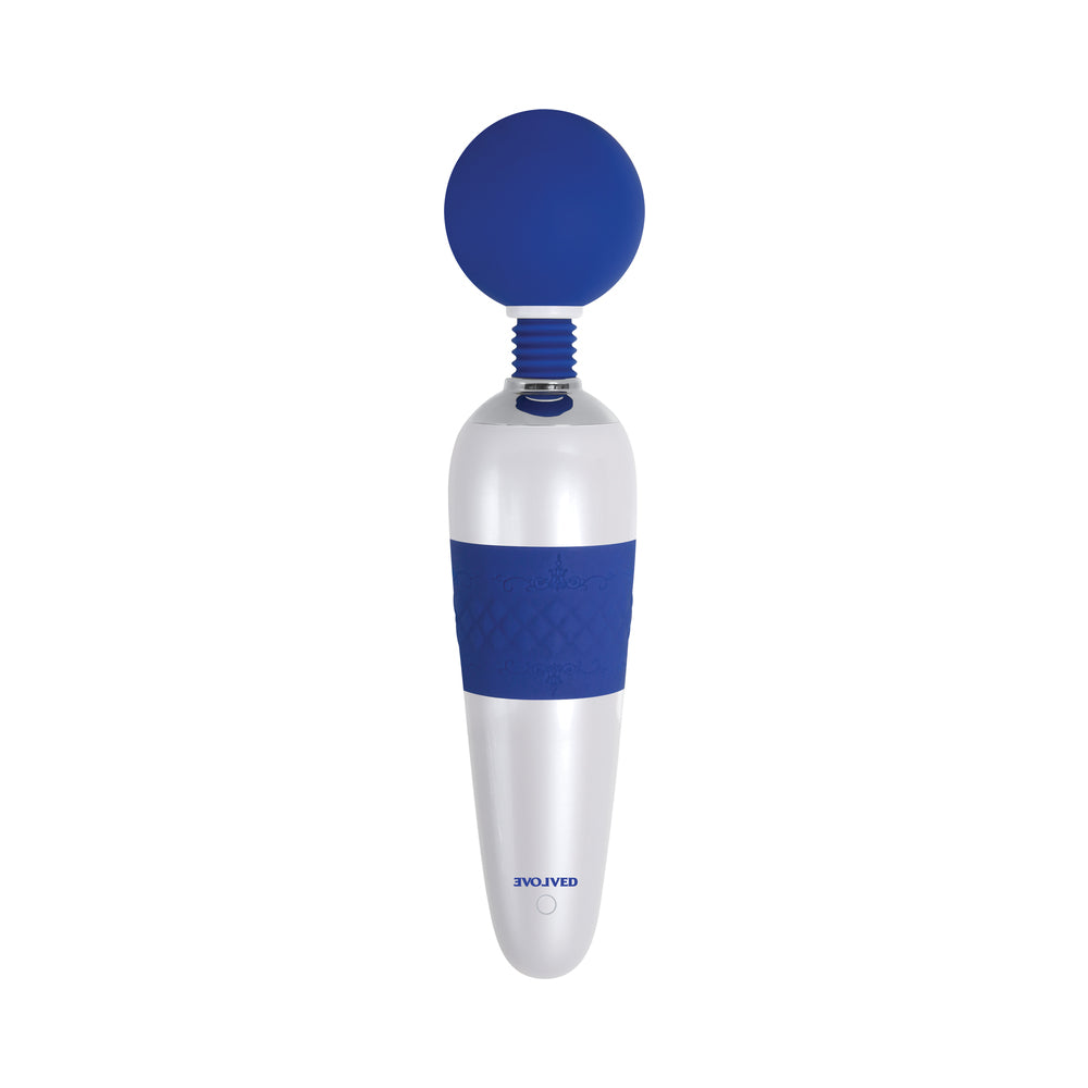 Evolved On The Dot Wand Vibrator BluWht