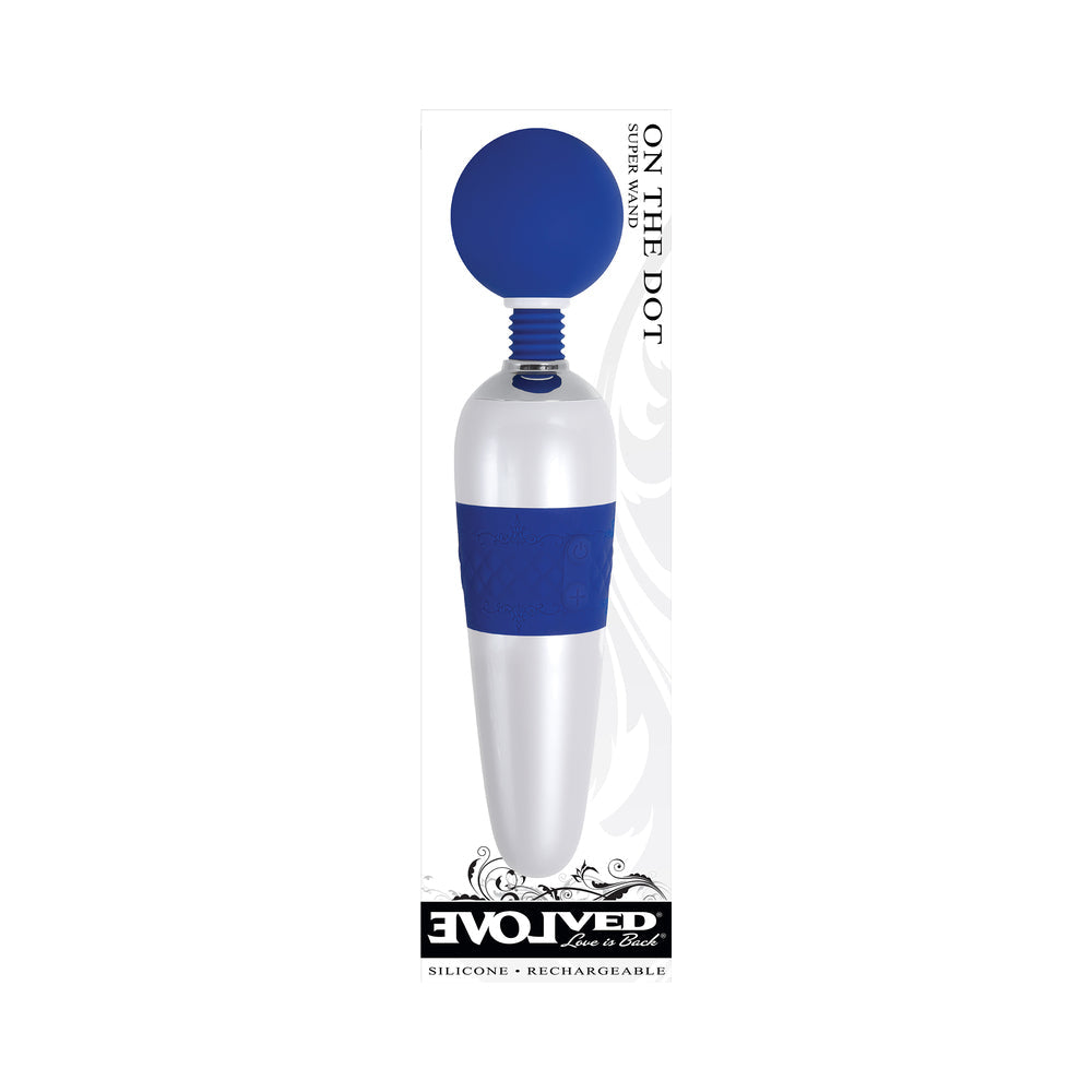 Evolved On The Dot Wand Vibrator BluWht