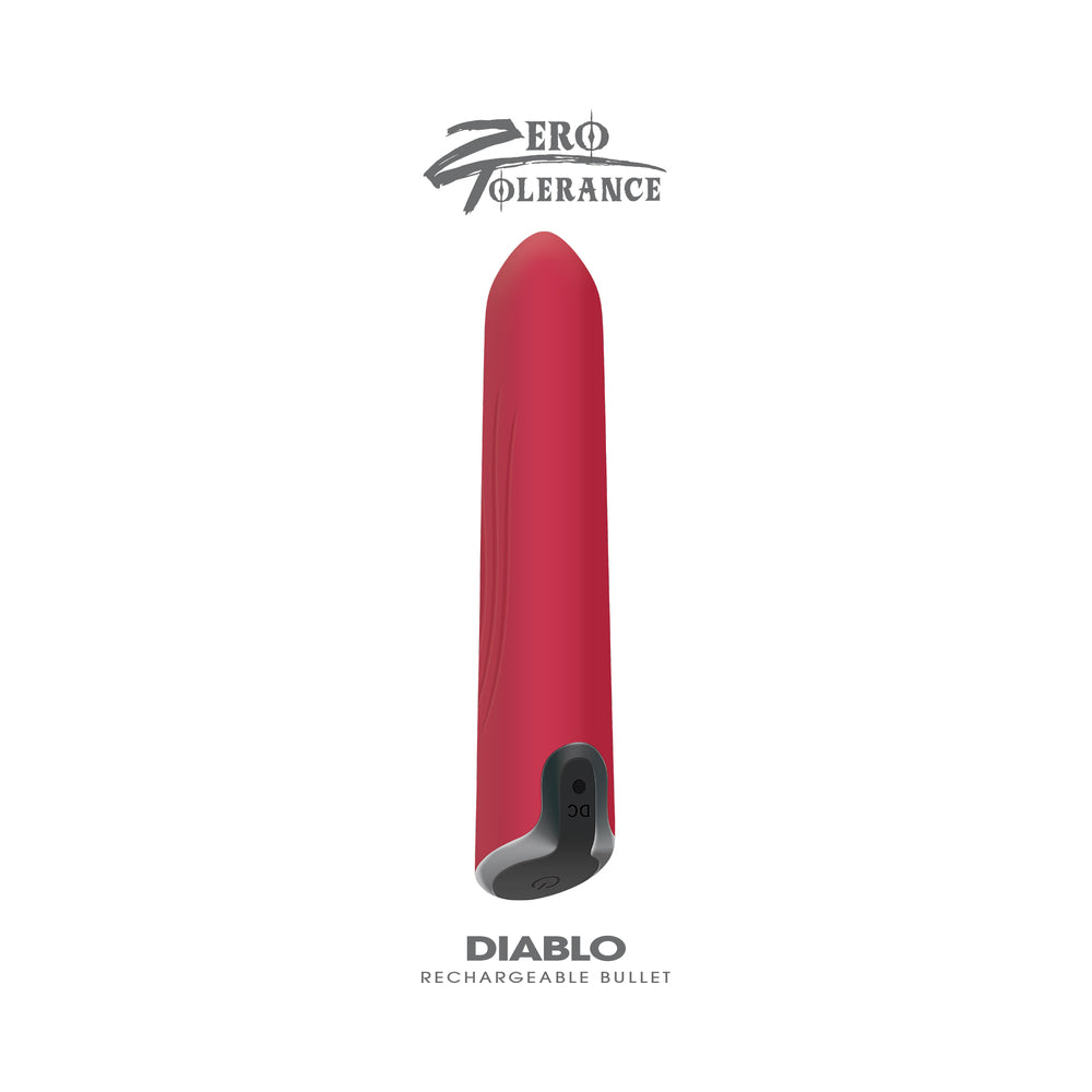 ZT Diablo Rechargeable Bullet Vibe Red