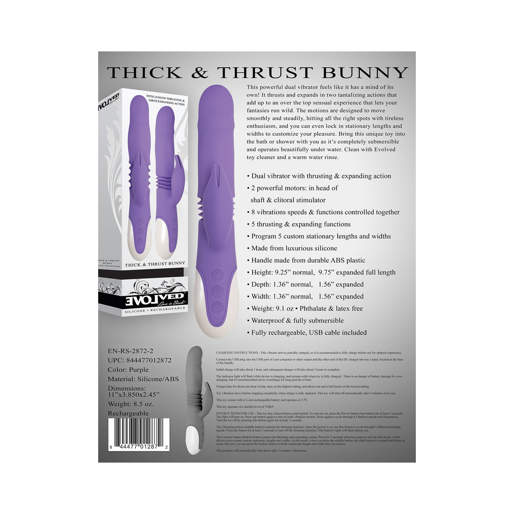 Evolved Thick&ThrustBunny RabbitVibe Pur