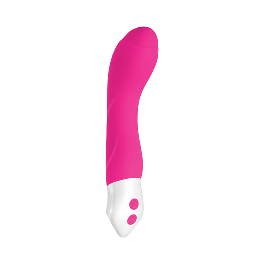 Vibrador G Recharge GSpot Buxom evolucionado, color rosa