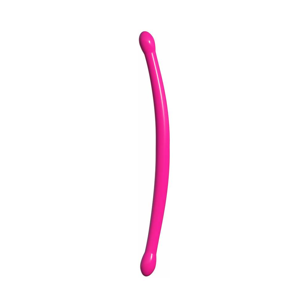 Classix Double Whammy 17.25 in. Flexible Dual-Ended Dildo Pink