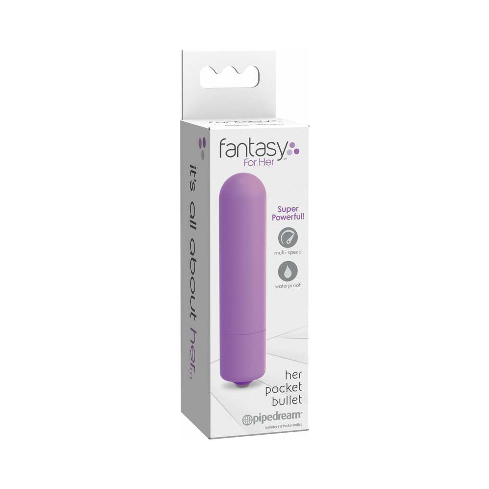 Pipedream Fantasy For Her Her Pocket Bullet Multi-Speed Vibrator Purple