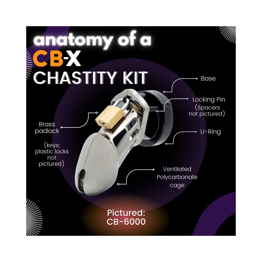 CB-6000S Pink Male Chastity Cage