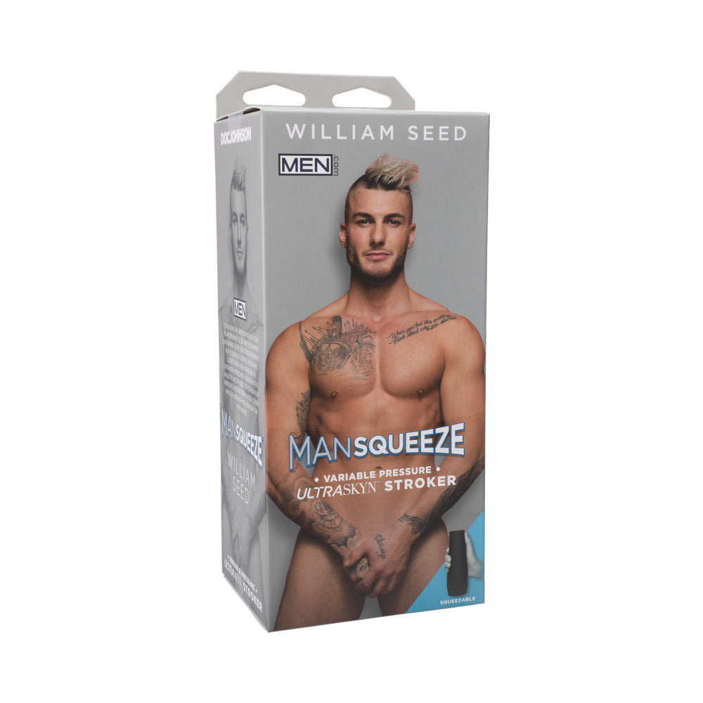 Man Squeeze - William Seed - ULTRASKYN Stroker - Ass Vanilla