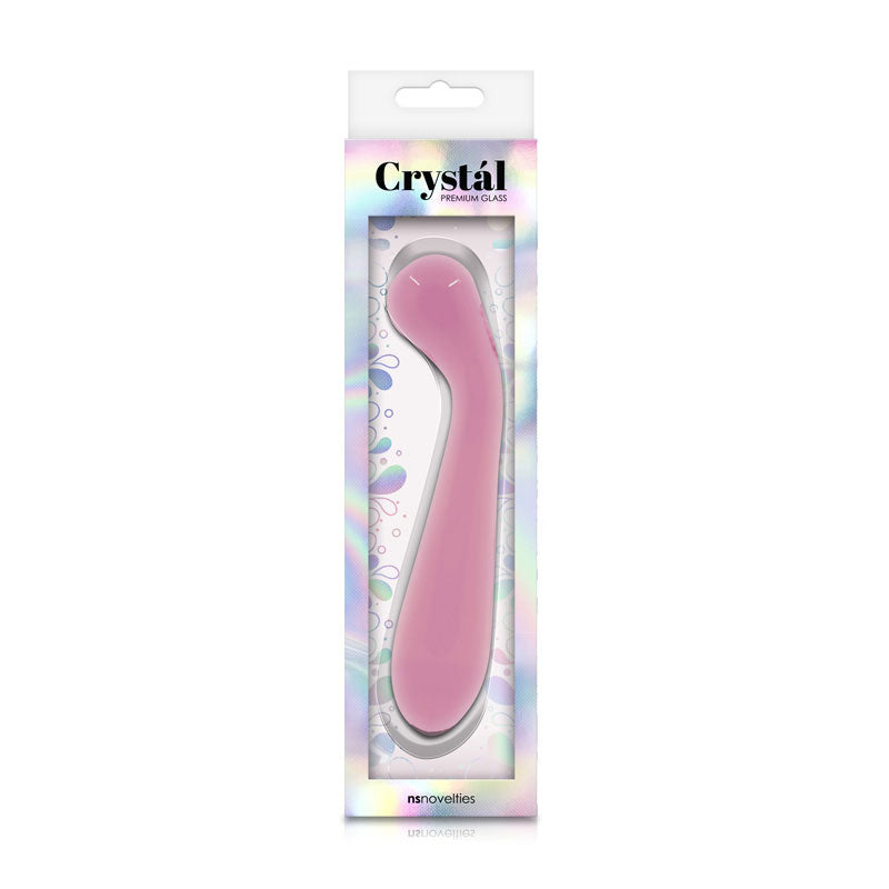 Crystal Glass G-Spot Wand Pink