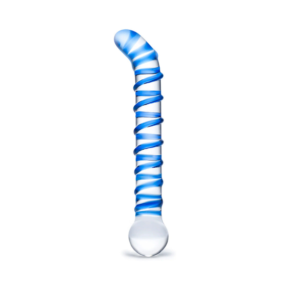 Glas Mr. Swirly 6.5in G-Spot Glass Dildo