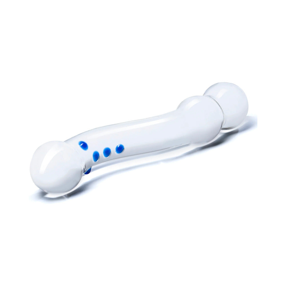 Glas 6in Textured G-Spot Glass Dildo