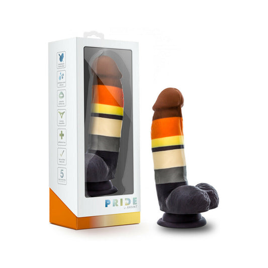 Blush Avant Pride P9 Bear 7 in. Silicone Dildo with Balls & Suction Cup