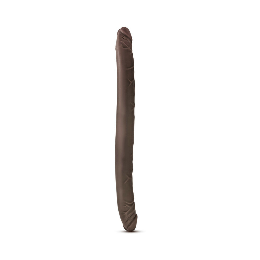 Dr. Skin 16in Double Dildo Brown