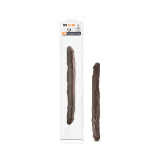 Blush Dr. Skin 14 in. Double Dildo Brown