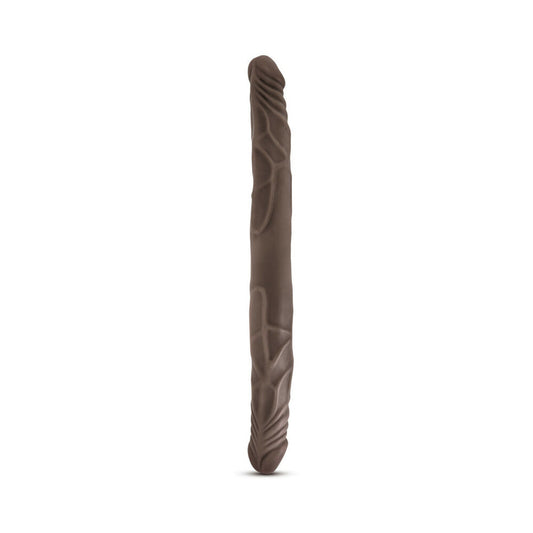 Dr. Skin 14in Double Dildo Brown