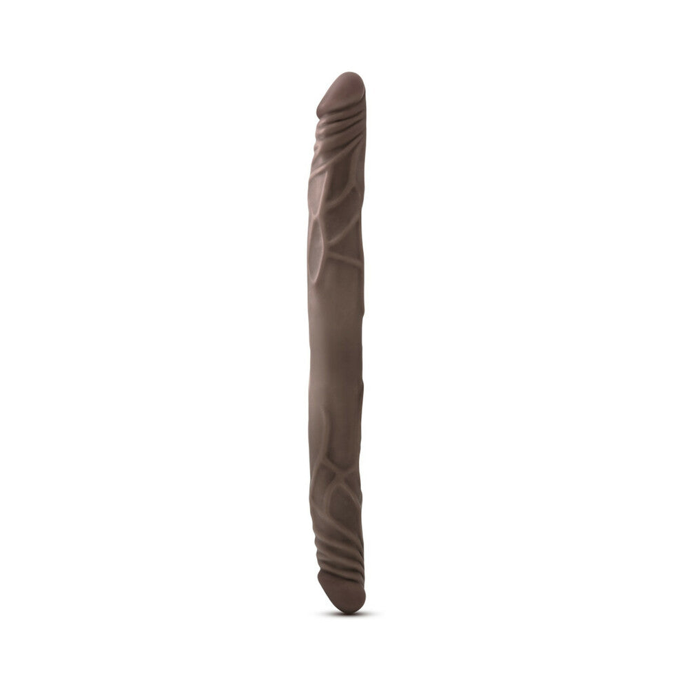 Dr. Skin 14in Double Dildo Brown