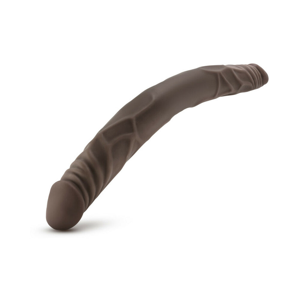 Dr. Skin 14in Double Dildo Brown