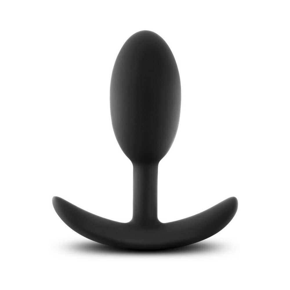 Luxe Wearable Vibra Slim Plug Med Blk