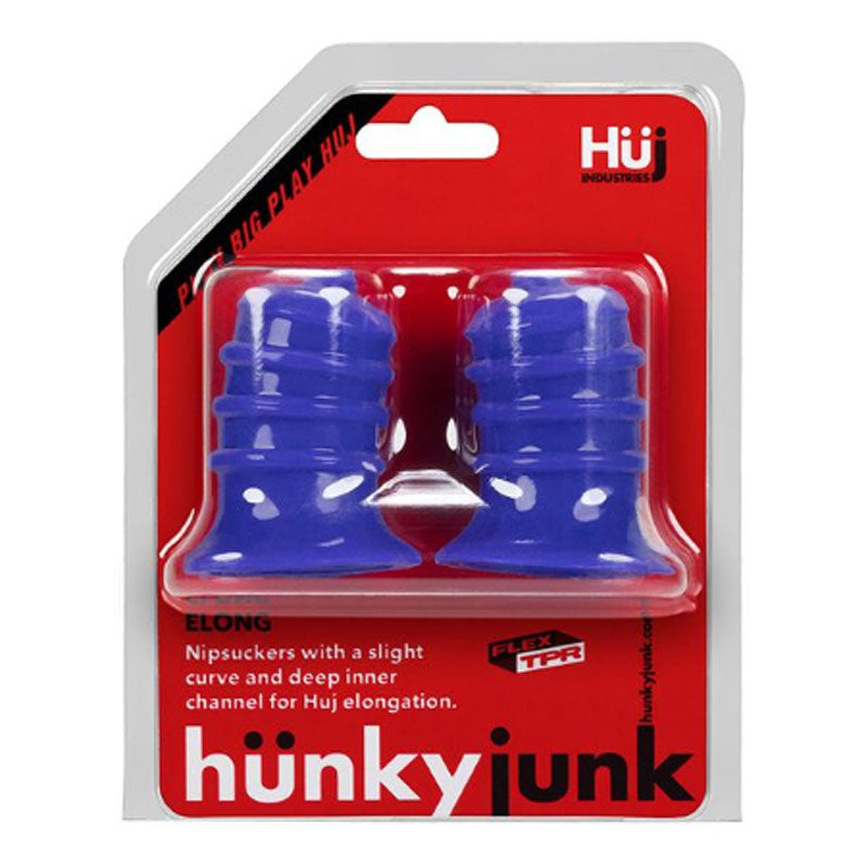 Hunkyjunk ELONG nipsuckers, cobalt