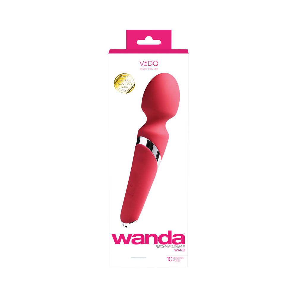 VeDO Wanda Rechg Wand Vibe - Foxy Pink